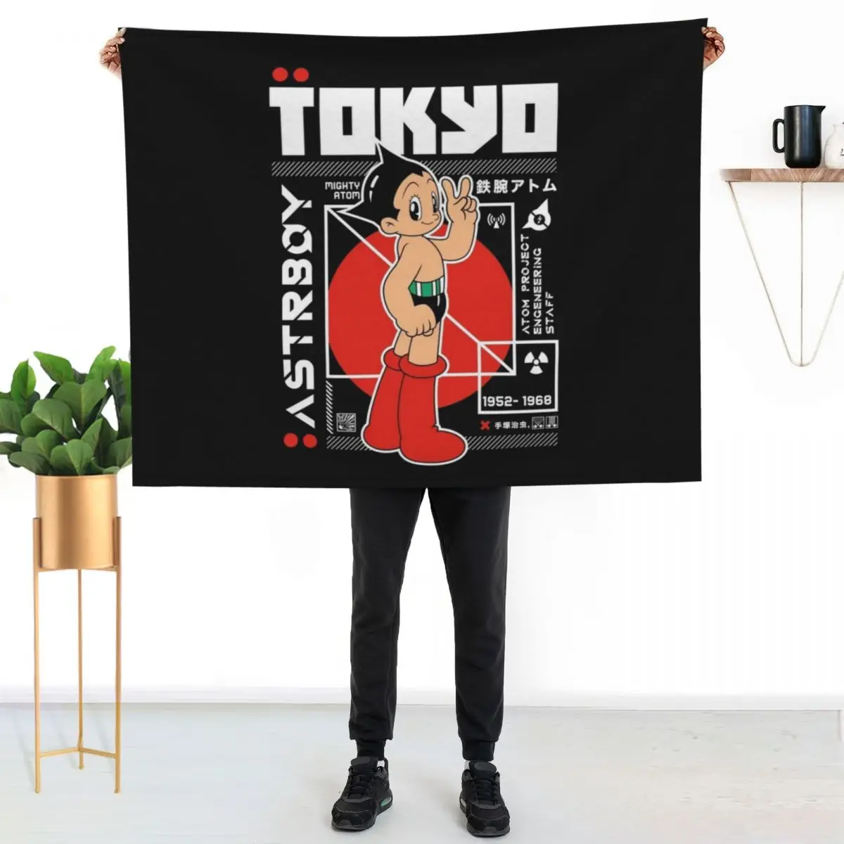 The mighty Atom Throw Blanket Luxury Thicken Luxury Throw Bed Luxury Designer Blankets For Sofas Multi-Purpose Blankets