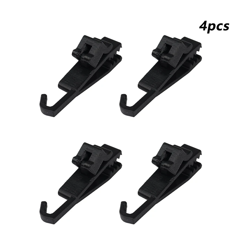 4 PCS Windproof Locking Tarp Clips Heavy Duty Serrated Non-slip Grip Hook RV Camping Canopy Awning Fix Clamps