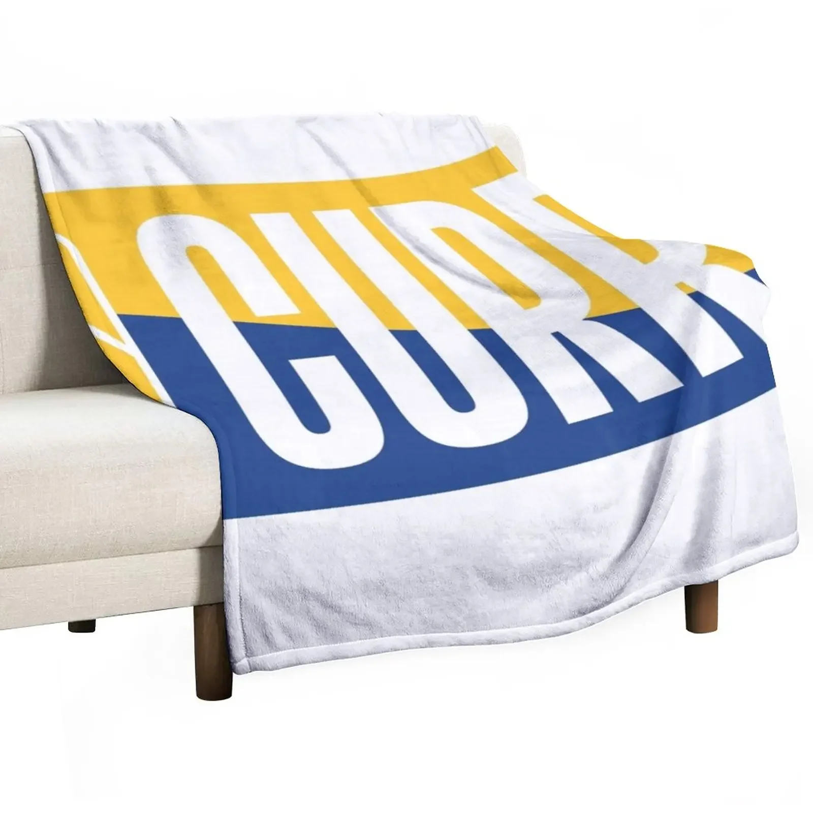 

Curry '3' logo letterbox version Throw Blanket heavy to sleep Bed linens Hairys Blankets