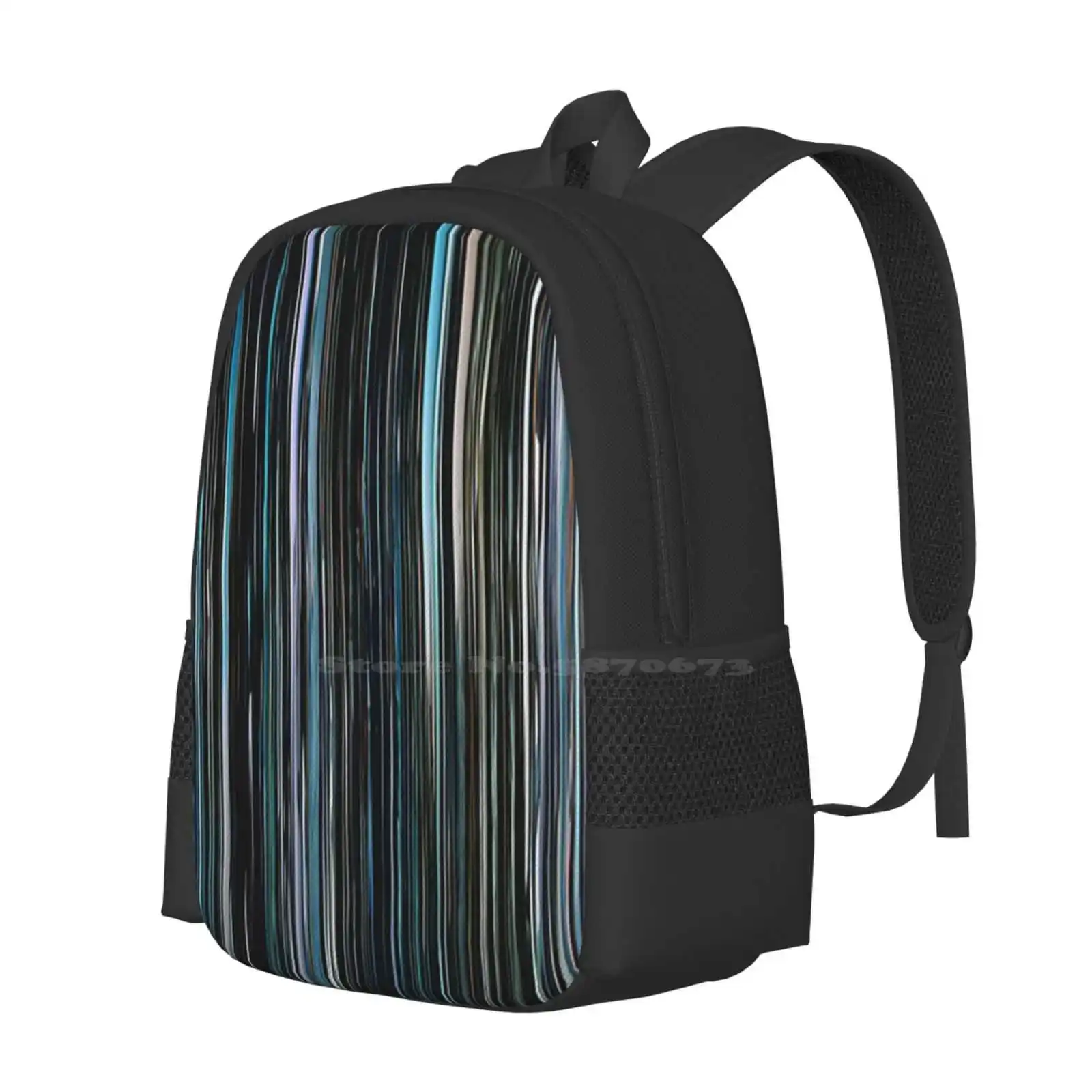 Interstellar ( 2014 ) ( 100 Bars ) Large Capacity School Backpack Laptop Bags Interstellar Christopher Nolan Movies