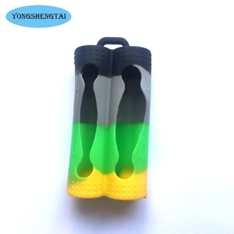 Double Battery Silicone Sleeve Cover Case For 18650  Protective Bag Pouch  Storage Box  Shockproof