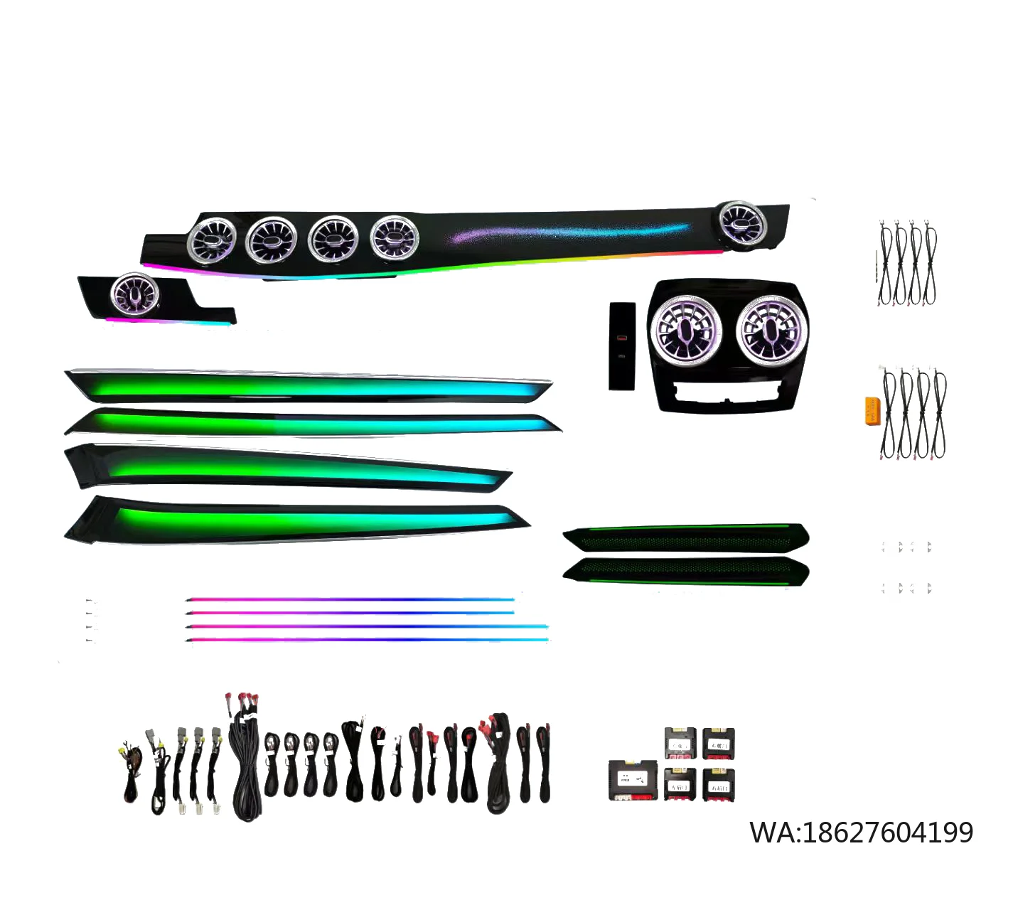 

Streamer Dynamic Rainbow Symphony Dynamic Ambient Light+Air Vent+Saddle Mold for E W212(2010-2015)