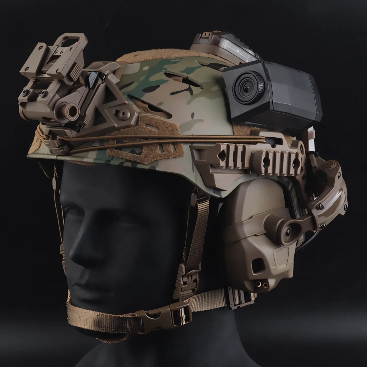 Wosport Wendy 3.0 Training Helmet Adjustable Suspension Dual-Layer Padding 3.0 Rail Geometric Shell Airsoft Outdoor Gear Kit