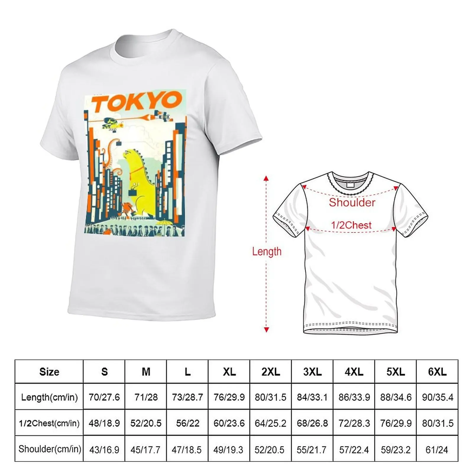 Tokyo Japan Vintage Travel Poster | Aesthetic Japanese Tourism Art Poster T-Shirt man t shirt summer T-Shirt