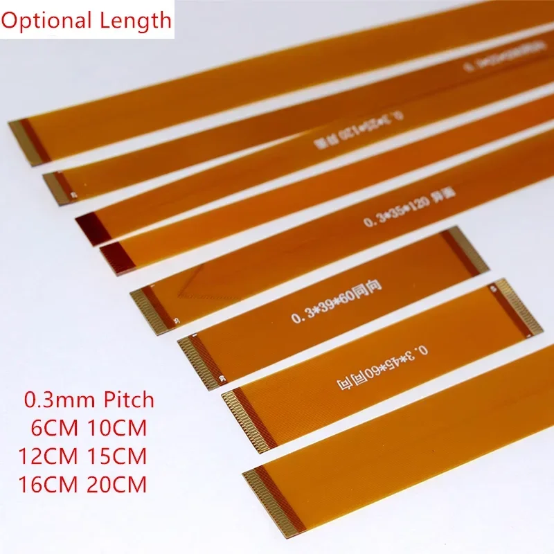 0.3mm Pitch FPC FFC Flat Flexible Cable LVDS MIPI 7/9/11/13/15/17/19/21/23/25/27/31/33/35/39/41/45/49/51/57/61/71 Pin image 3