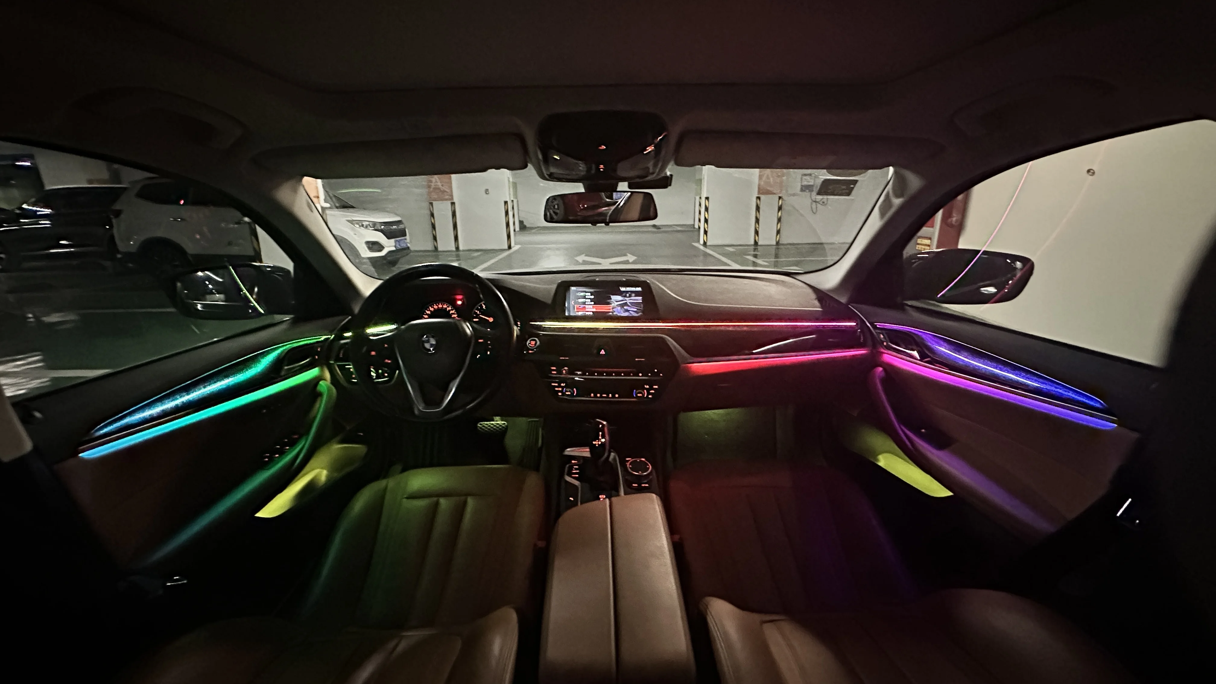 for 12V 3-5W LED Interior Symphony Ambient Lighting for 5 Series G30 G38 Car Galaxy Style Colorful Feature 1 Year Warranty