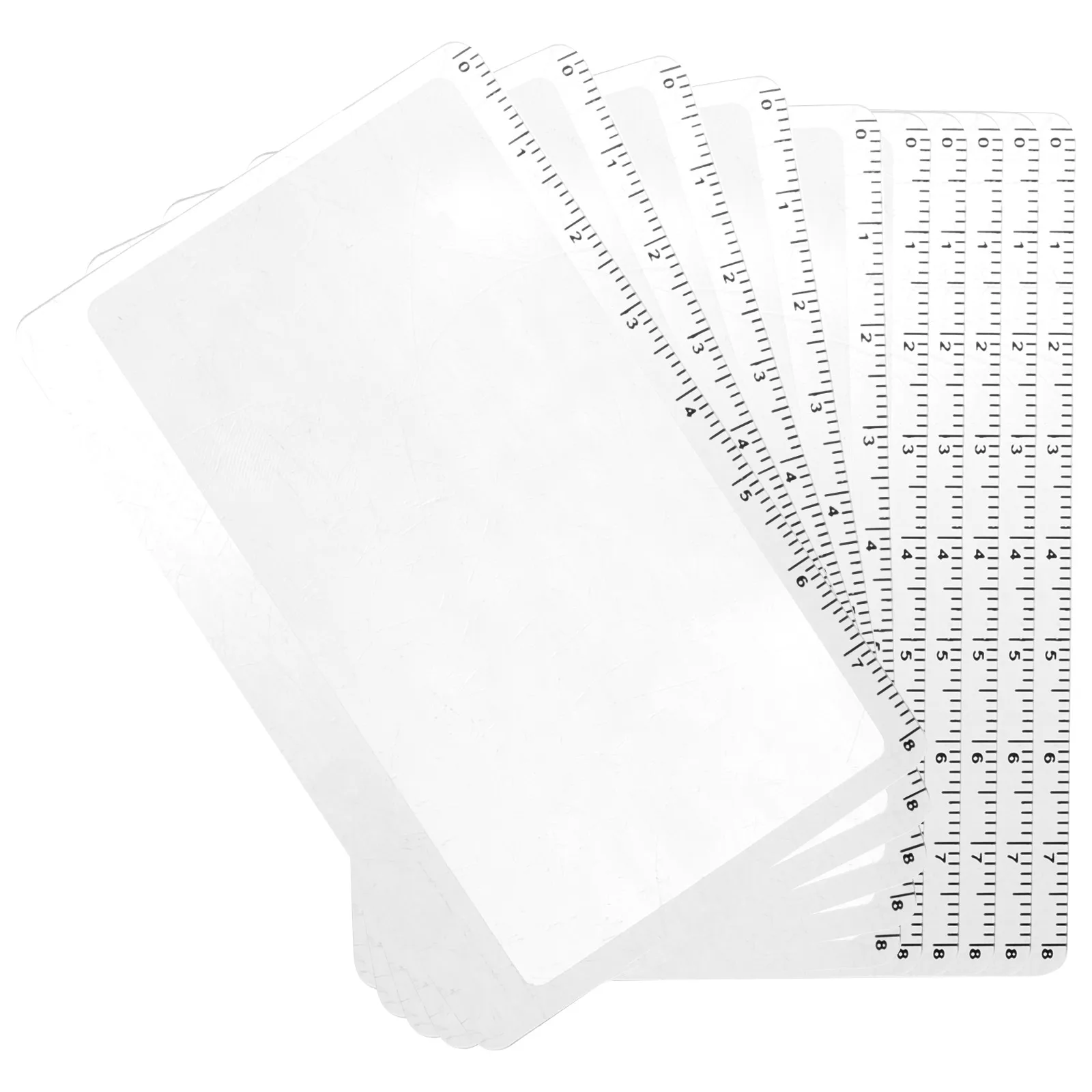 

10pcs Reading Magnifier Bookmarks Magnet Paper Sheets Book Reading Accessories Full Page Magnifier For Books Ultra-Thin Portable