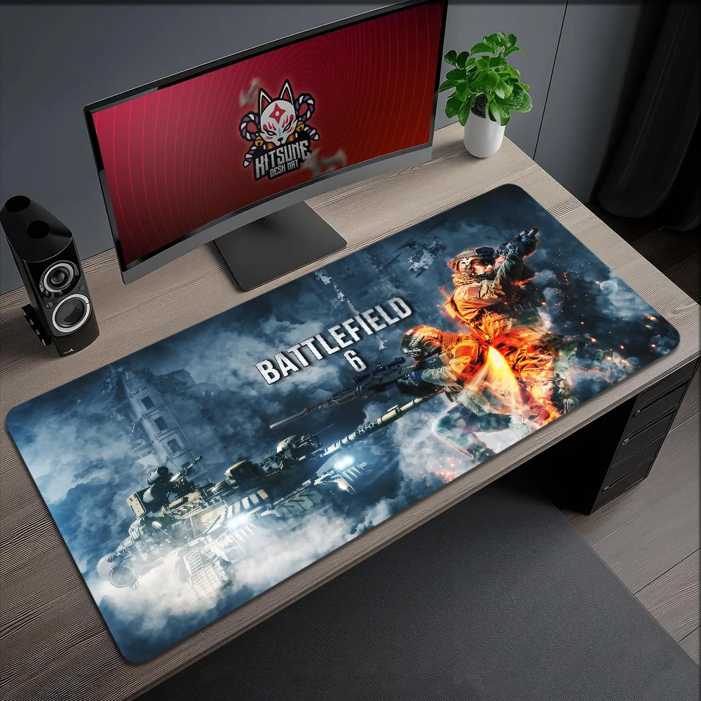 Mouse Pad Non-slip Game Lockedge Office Student 6 Gaming Thickened Large X Battlefield Writing Cushion Shooting MousePad