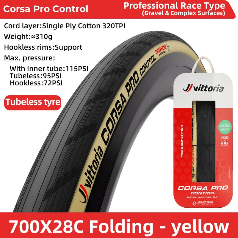 VITTORIA Corsa Pro Control / Speed 700x 26C/28C/30C/32C