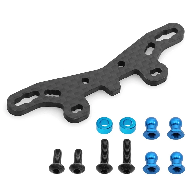 Carbon Fiber Front Shock Tower Plate 54632 For Tamiya TT02S TT02SR TT-02 Type-S Type-SR Upgrade Parts