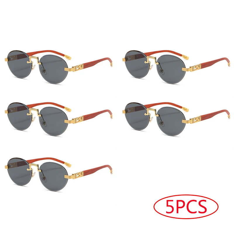 

New 5-Pair Set Versatile Sunglasses for Travel And Driving Fashionable Street Style Trendy Eyewear Stylish Sun Glasses