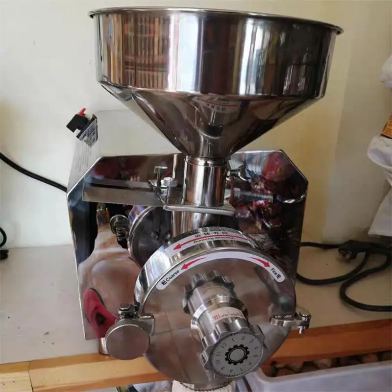 

Электрическая зерношлифовальная машина 50 кг, 2200 Вт, коммерческая шлифовальная машина для сухого зерна, сои, кукурузы, специй, кофейных зерен, пшеницы, риса 110 В