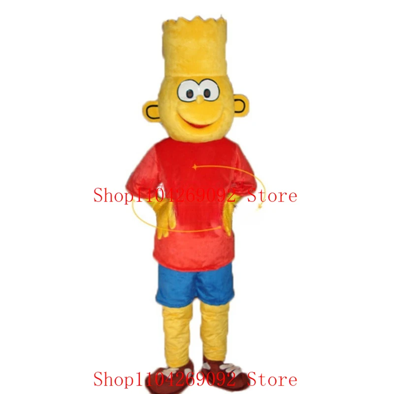 

Bart Simpson Mascot Costume Cartoon Fursuit Cosplay Costume Animal Character Outfit Suit Birthday Party