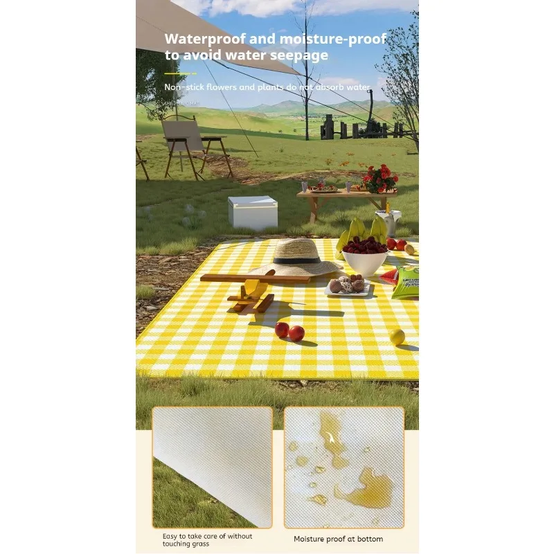 Waterproof Beach Mat Folding Mattress Portable Lightweight Picnic Mat Large Outdoor Camping Mat 6