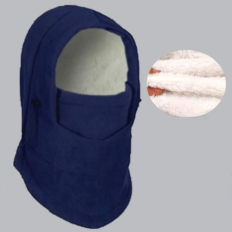 أغطية رأس شتوية مبطنة بالصوف 2 في 1 للجنسين - ركوب الدراجات، مقاومة للرياح/البرودة، دافئة، تدفئة الأذن