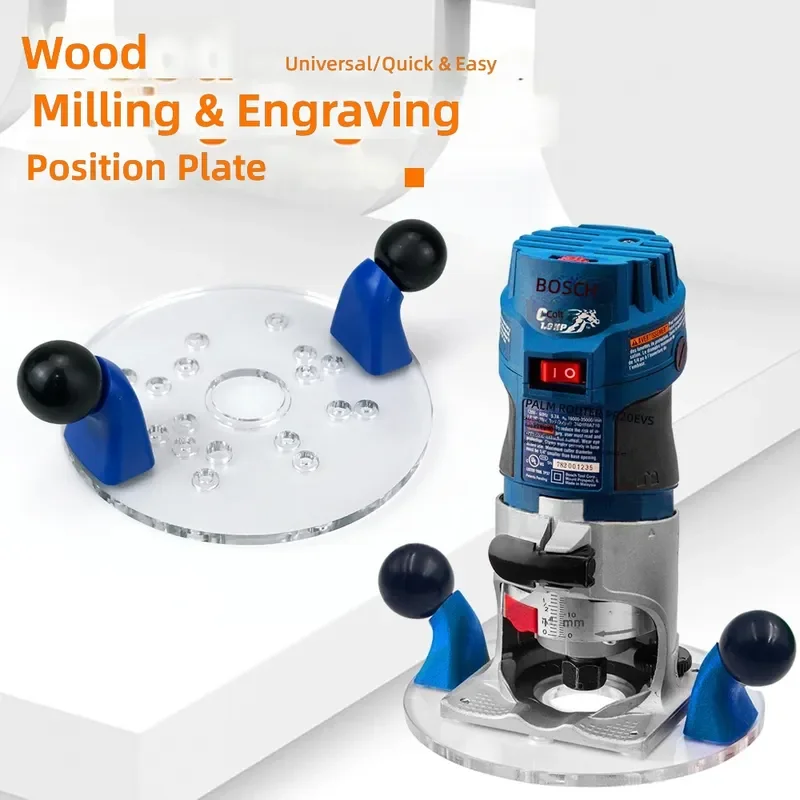 woodworking-engraving-machine-flip-chip-board-bakelite-milling-base-electric-trimmer-diy-tenon-groove-jig-router-table