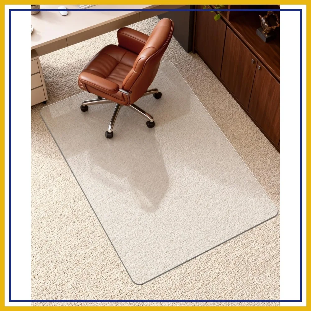 

Anti-Slip Office Chair Mat for Carpet & Hardwood Floor, 32"x47.2", Heavy Duty Desk Protector