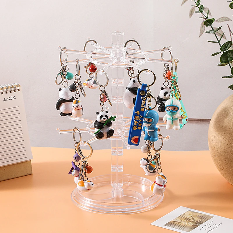 حامل عرض مجوهرات قابل للدوران، حامل سوار متعدد الأغراض، حامل عرض قلادة متين للمنزل