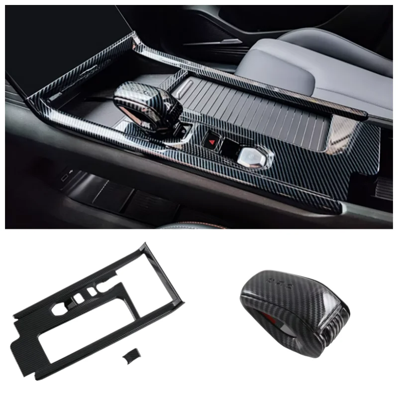 

For GEELY Atlas Cool 2023 2024 Interior Accessories Transmission Shift Stalls Gear Head Handle Frame Cover Trim