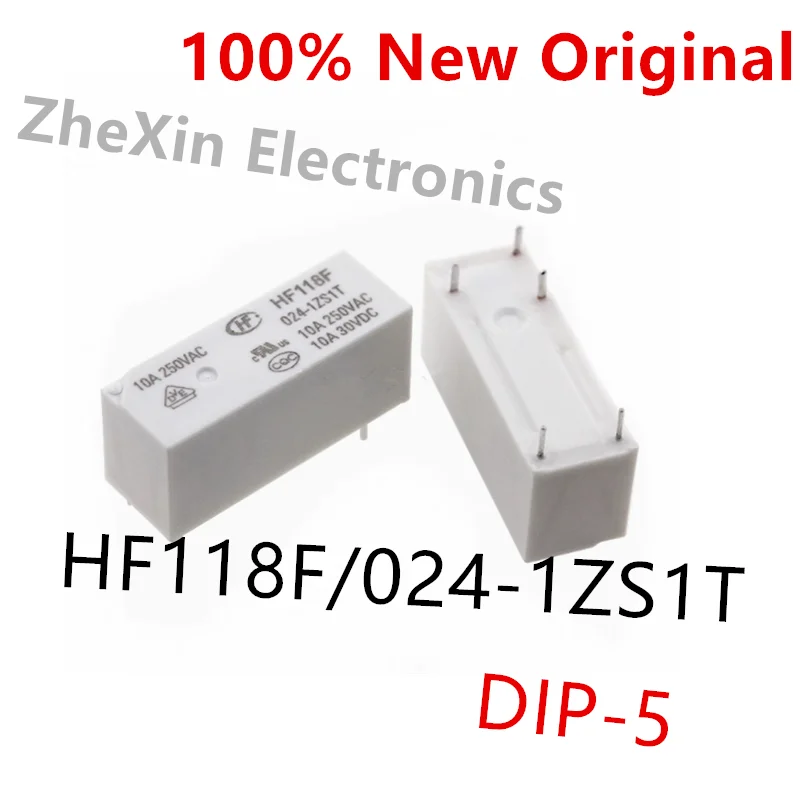 10PCS/Lot  HF118F/005-1ZS1T 、HF118F/012-1ZS1T 、HF118F/024-1ZS1T 、HF118F/048-1ZS1T  High power relay  HF118F-012-1ZS1T、HF118F-024