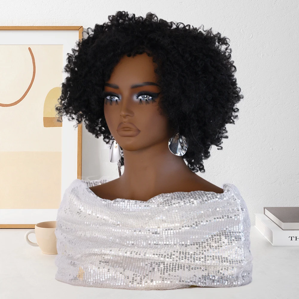 Mannequin Head With Thick Lips For Display Wigs Good Quality Model Head With Shoulders For Jewelry Mannequin Head With Makeup