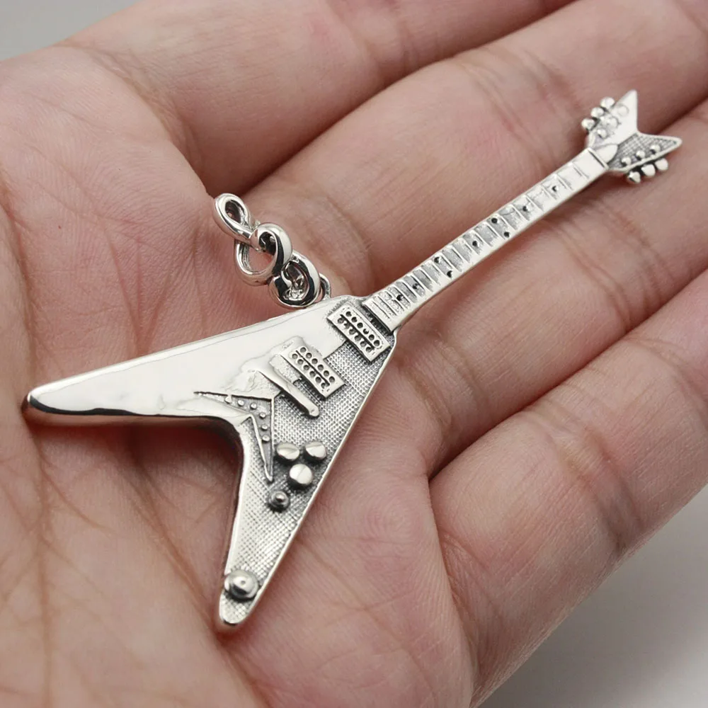 

Подвеска из стерлингового серебра 925 пробы с металлической рок-легендой и скорпионом для гитары 8B021