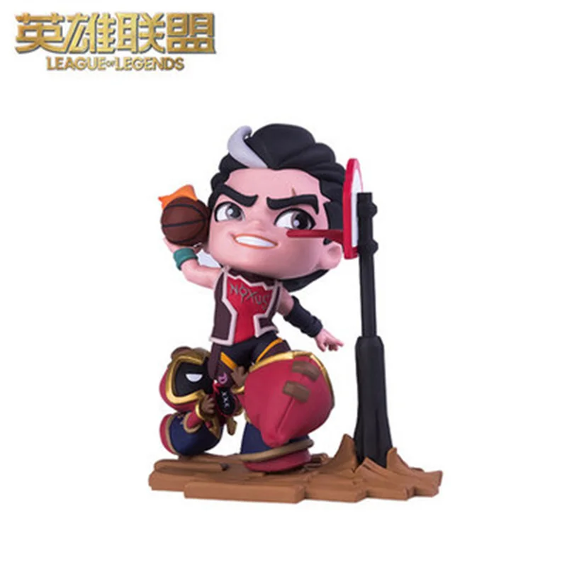 Genuine League of Legends LOL Game Around Yasuo Revan Centaur Barbarian King Q Version Figure Model Play Ornaments