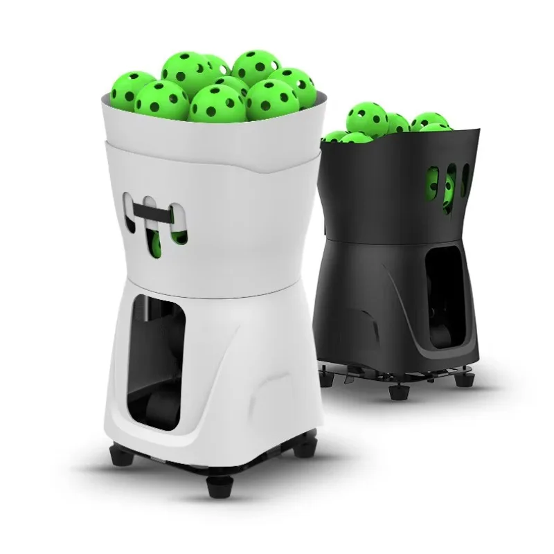 

Portable Upgraded Auto Pickleball Ball Practice er Adjustable Speed Tennis Trainer Pickleball Machine App Remote Control