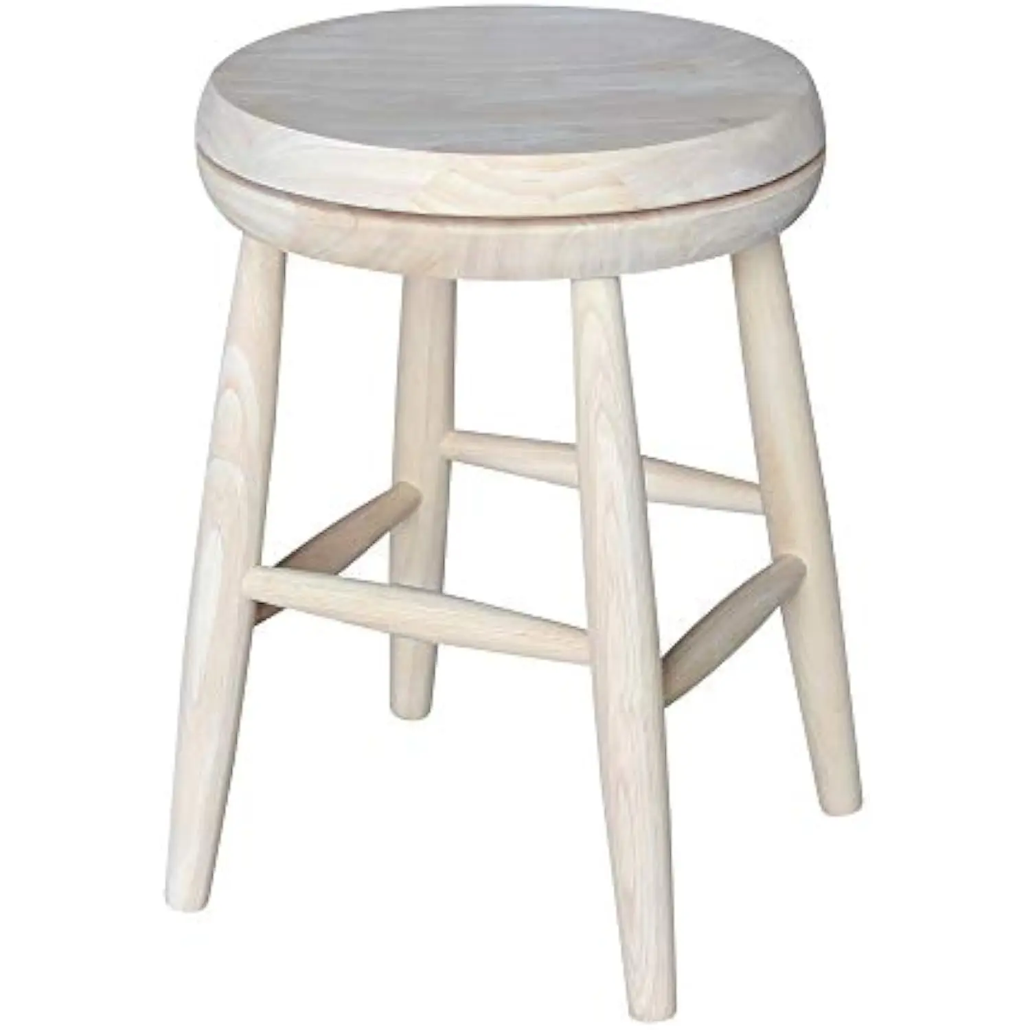 

International Concepts Swivel Stool Barstool, 18 英寸, Unfinished
