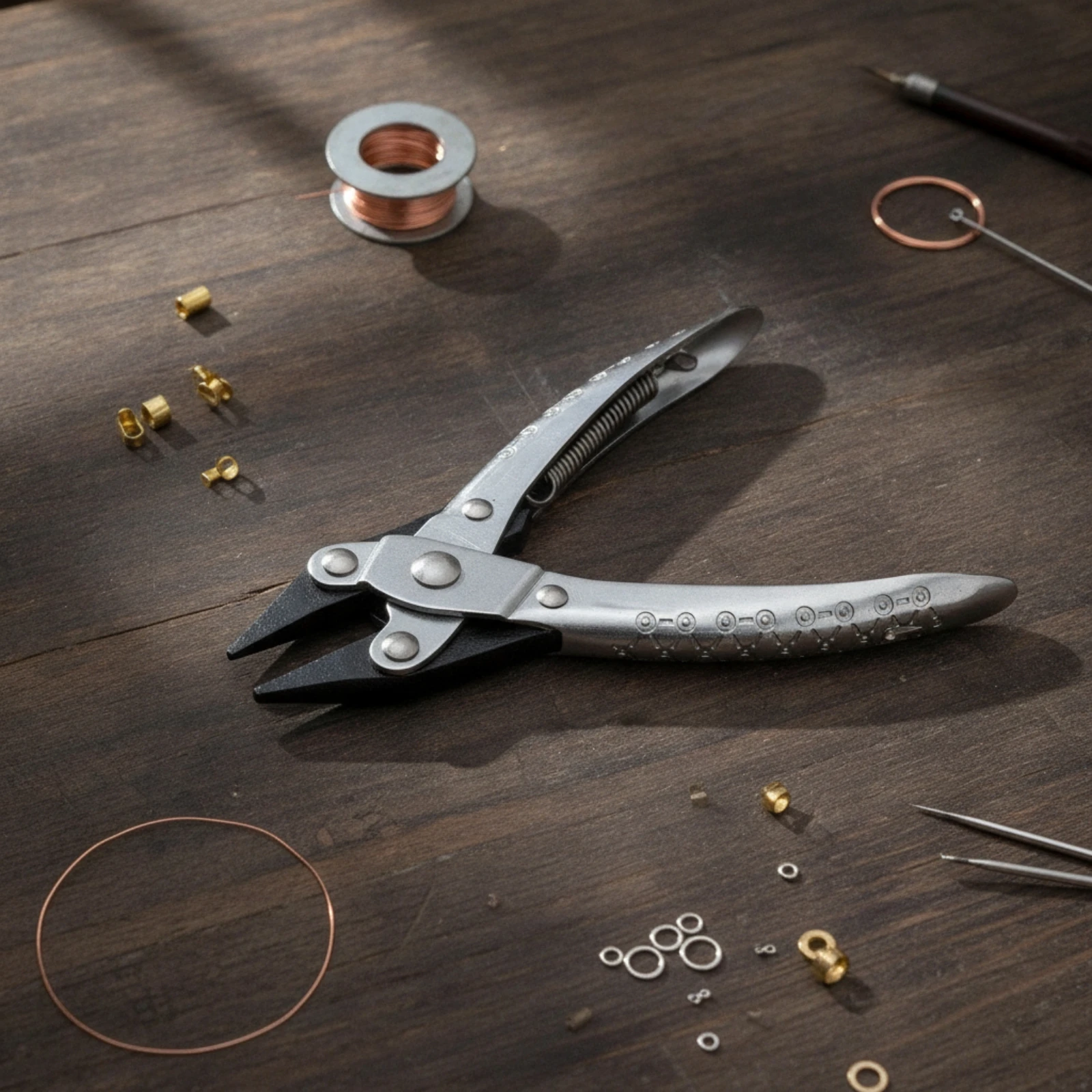 Precision Pliers Mini Pliers with Non-Slip Handle Tool Small Tools Metal for Jewelers, Wire Wrapping, Crafting