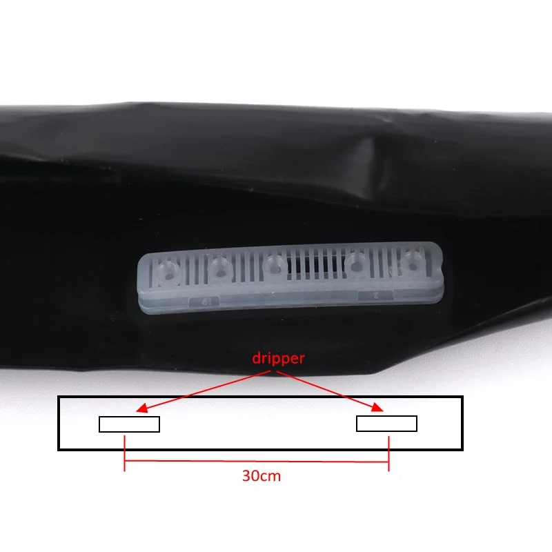 20/ 40/ 100 Meters 16mm Thickness, 30cm Dripper Space Agriculture Irrigation Drip Tape Greenhouse Watering System