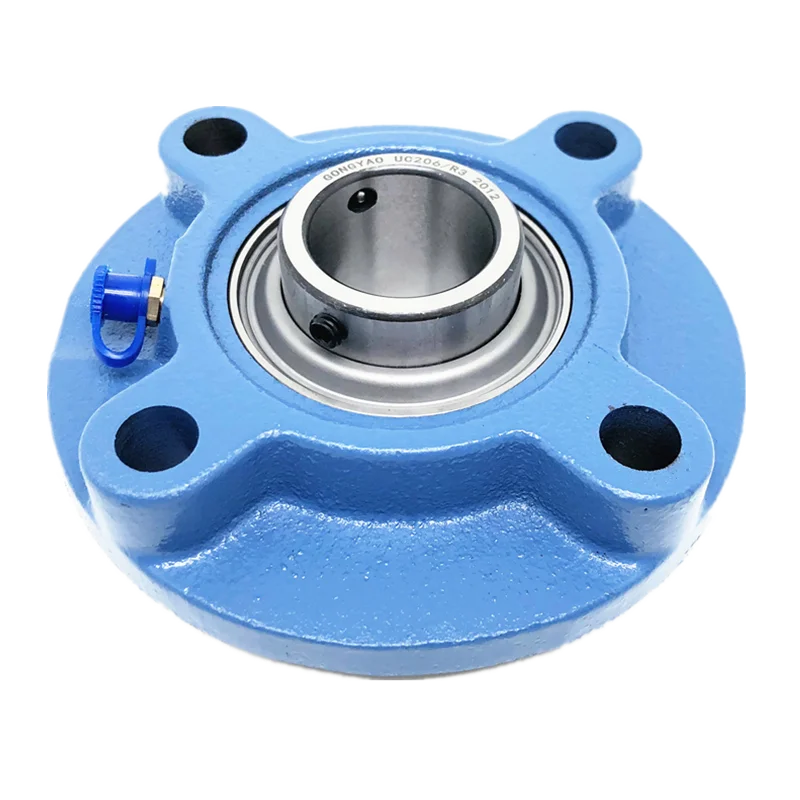 Imagem -02 - Gongyao Pillow Block Bearing Rolamento com Base Circular Operação de Alta Velocidade Base Espessada para Serviços Pesados Ucfc209