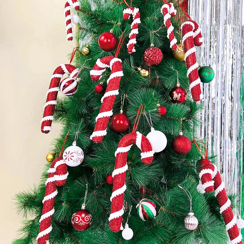 

Christmas Lollipop Candy Cane Pendant Xmas Tree Hanging Ornaments Christmas Decorations For Home 2024 New Year Navidad Gifts