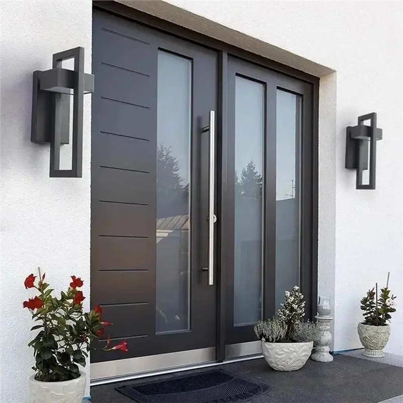 【HAPPY】Hollow Design Proch Lights Decor Wall Lamp Light Waterproof Balcony Courtyard Wall Lamps Cold White LED