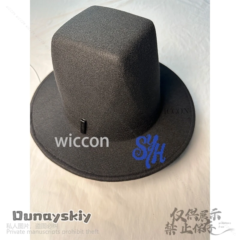 Саджабай Инь Косплей Красивый Вампир Kpop Демон Идол Сценическая Униформа Шляпа Черный Хэллоуин Вечеринка Гот DIY Головные Уборы Cos Индивидуальные