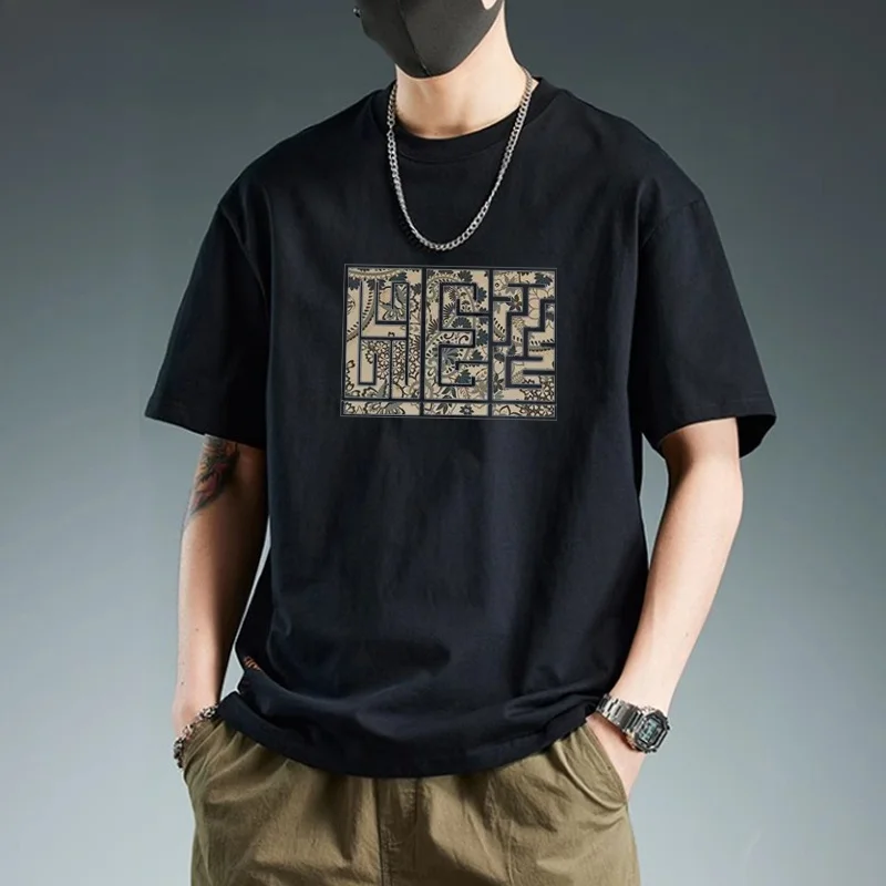 Black-2208 short sleeves-100% cotton