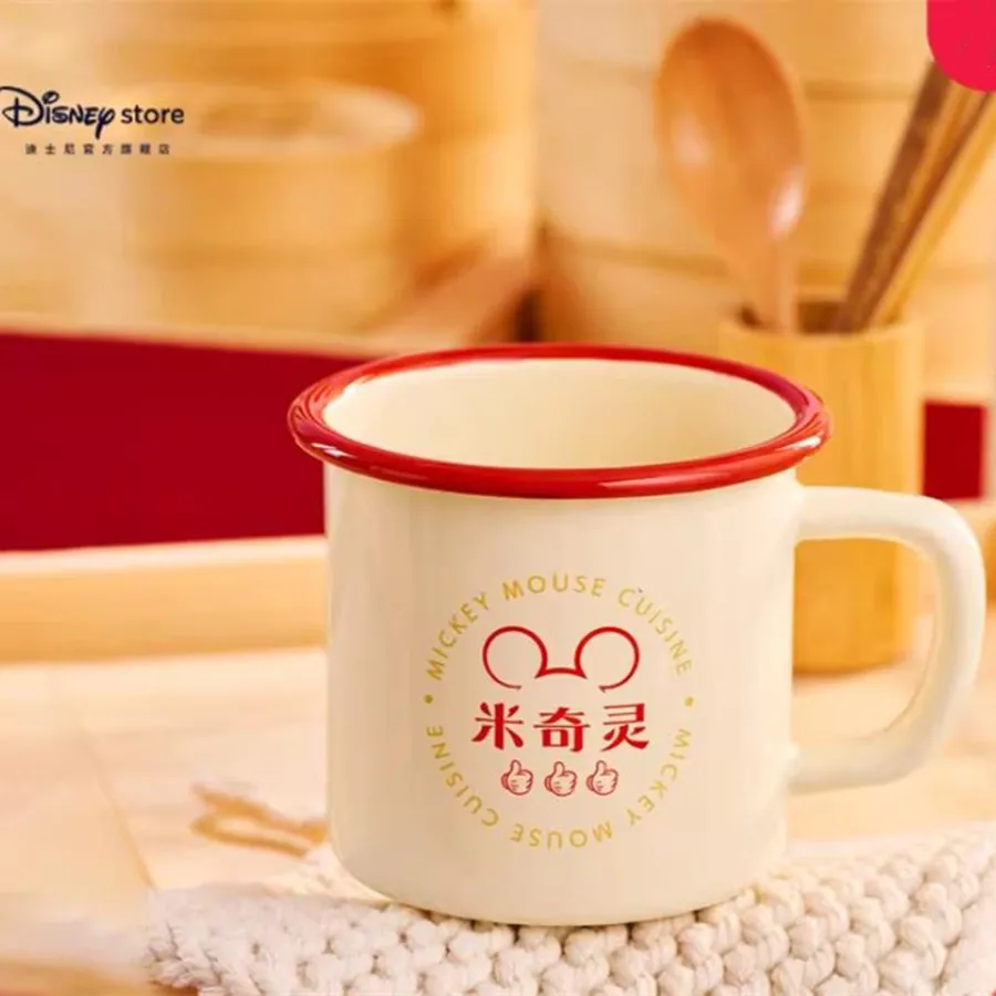 

Официальная серия Disney Delicious Market: Ретро-кружка с Микки Маусом, ностальгическая чашка для воды, подарок на день рождения для офиса