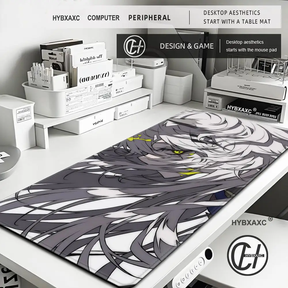 Arknights Lappland Mousepad HD Anime Trwała podkładka pod mysz do gier z blokadą krawędzi Prime XXL Podkładka pod klawiaturę Akcesoria do gier — zdjęcie produktu 2
