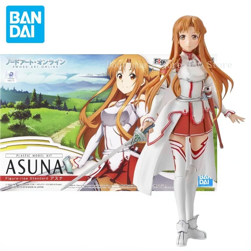 

In Stock Original Bandai Figure-rise Standard Yuuki Asuna Assemble Figure Anime Model Toy Collect Action Gift