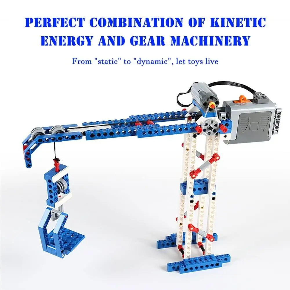 396PCS 7 forme diverse Erector Set Stelo Parti tecniche Multi tecnologia Building Blocks Modello Motore di energia elettrica