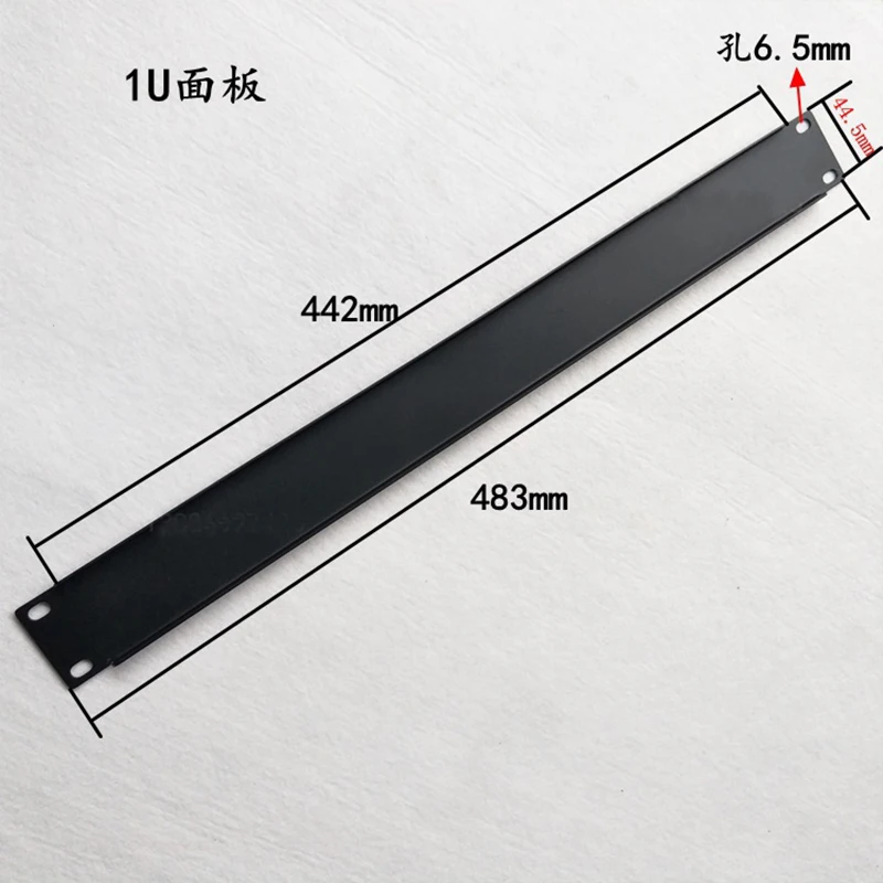 1U/2U/3U/4U Black Panel Suitable For Standard 19Inch Cabinet  Flight Case Hardware Ventilating Board