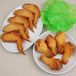 Pretend Play Food Set Simulated Fried Chicken Wings and Legs KFC Simulation Orleans Chicken Leg Model Toys for Kids Boys & Girls