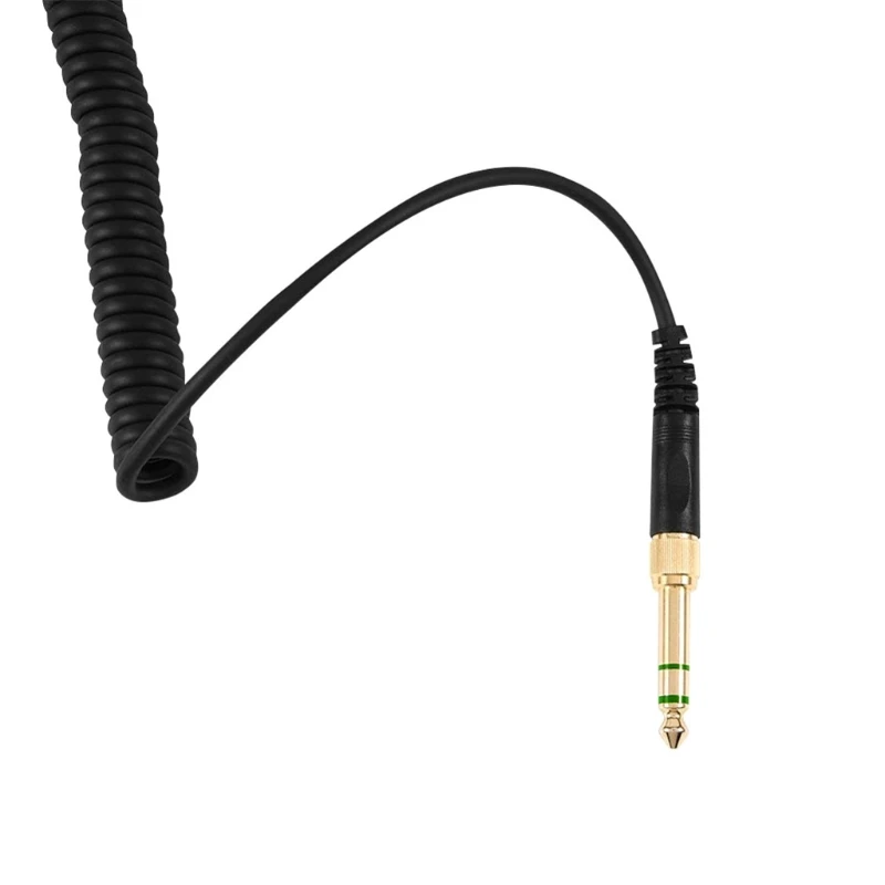 Coiled Headphone Cable with 3.5MM and 6.5MM Plug for DT 770 770PRO 990 990PRO