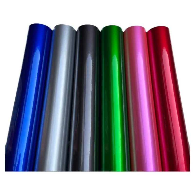 AliExpress POCO LOCO Super Glossy Vinyl Wrap Film Metallic Car Wrapping Foil Sticker Decal For Motorcycle Bicycle Auto Graphic