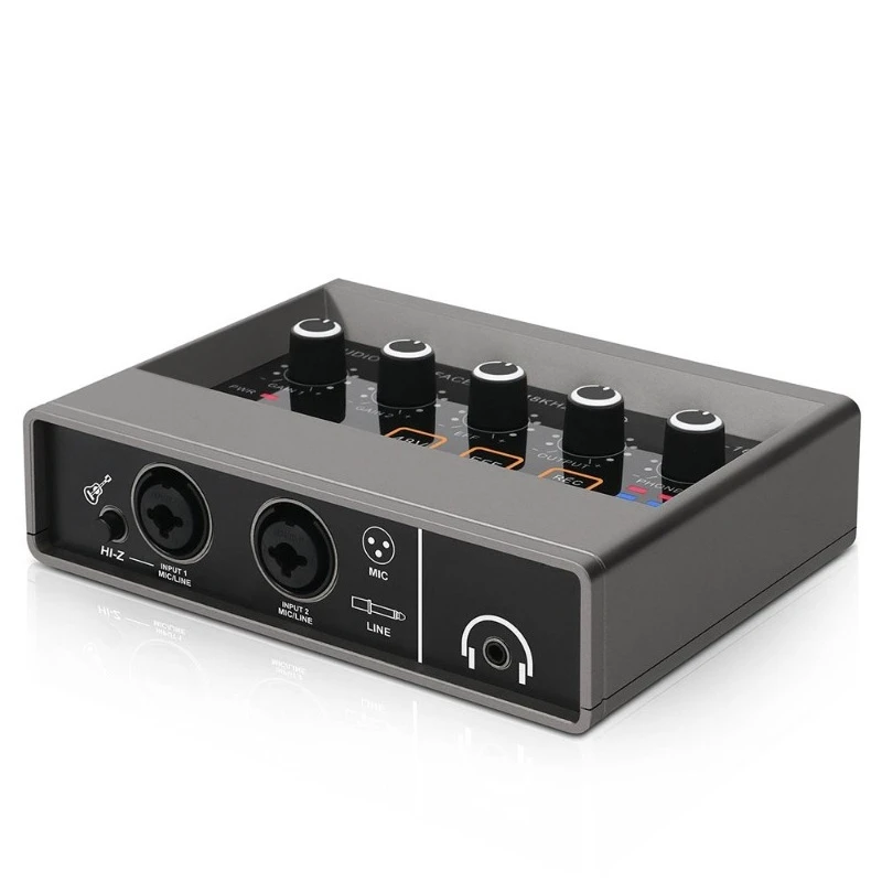 

Professional sound card high-quality audio interface for recording studio, small computer sound card mixer Q16