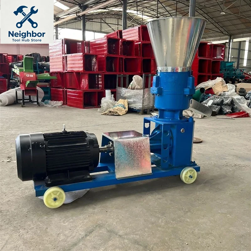 Hine V/0V Wood Mill,Biomass Pellet Prs- Multi-Function Feed Granulator Tle/Chicken/Fish