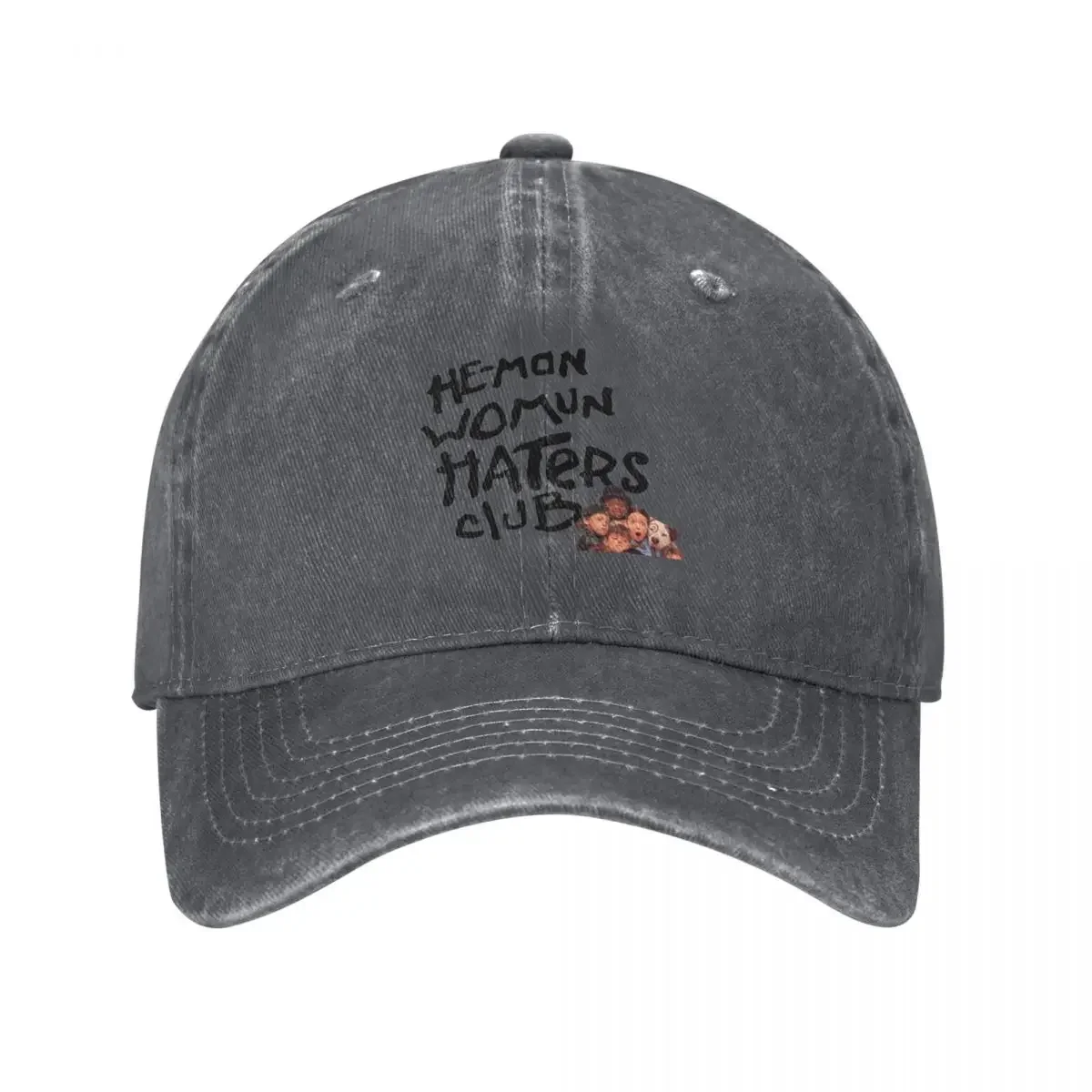 The Little Rascals He-Man Womun Haters Club Baseball Cap Beach Outing funny hat Icon Big Size Hat Boy Child Women's