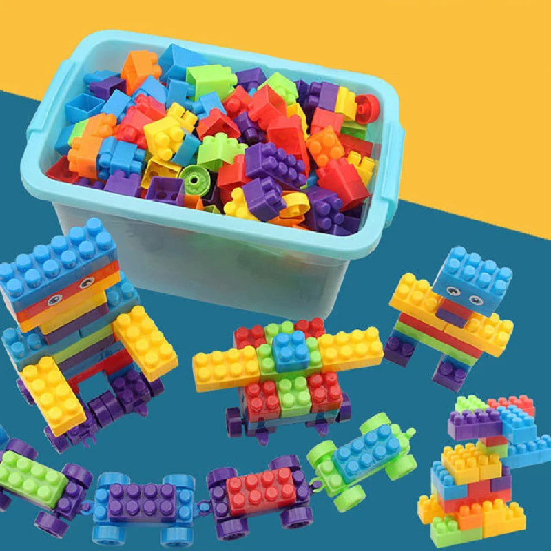 Grands blocs de construction pour parents, jouets pour enfants, insertion et assemblage, compteur de bricolage, chaud