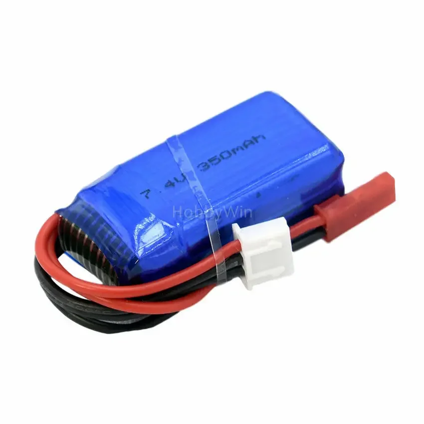 7.4V/2S 350mAh 20C LiPo Battery JST plug 2pcs RC model plane helicopter Micro Drone Lipolymer power