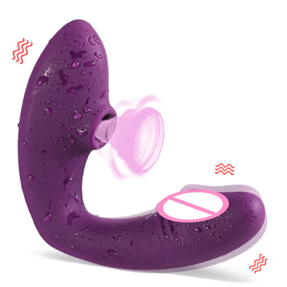 ألعاب الجنس للنساء مص هزاز G بقعة البظر تحفيز مزدوج جهاز تدليك للمهبل مقاوم للماء هزاز الإناث السلع الكبار